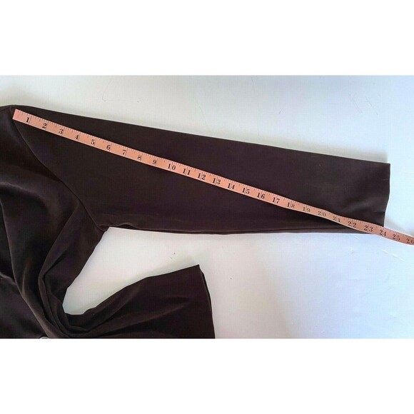 Vintage ORVIS Women's Chocolate Brown 2 Button Soft Blazer Jacket - Picture 7 of 7